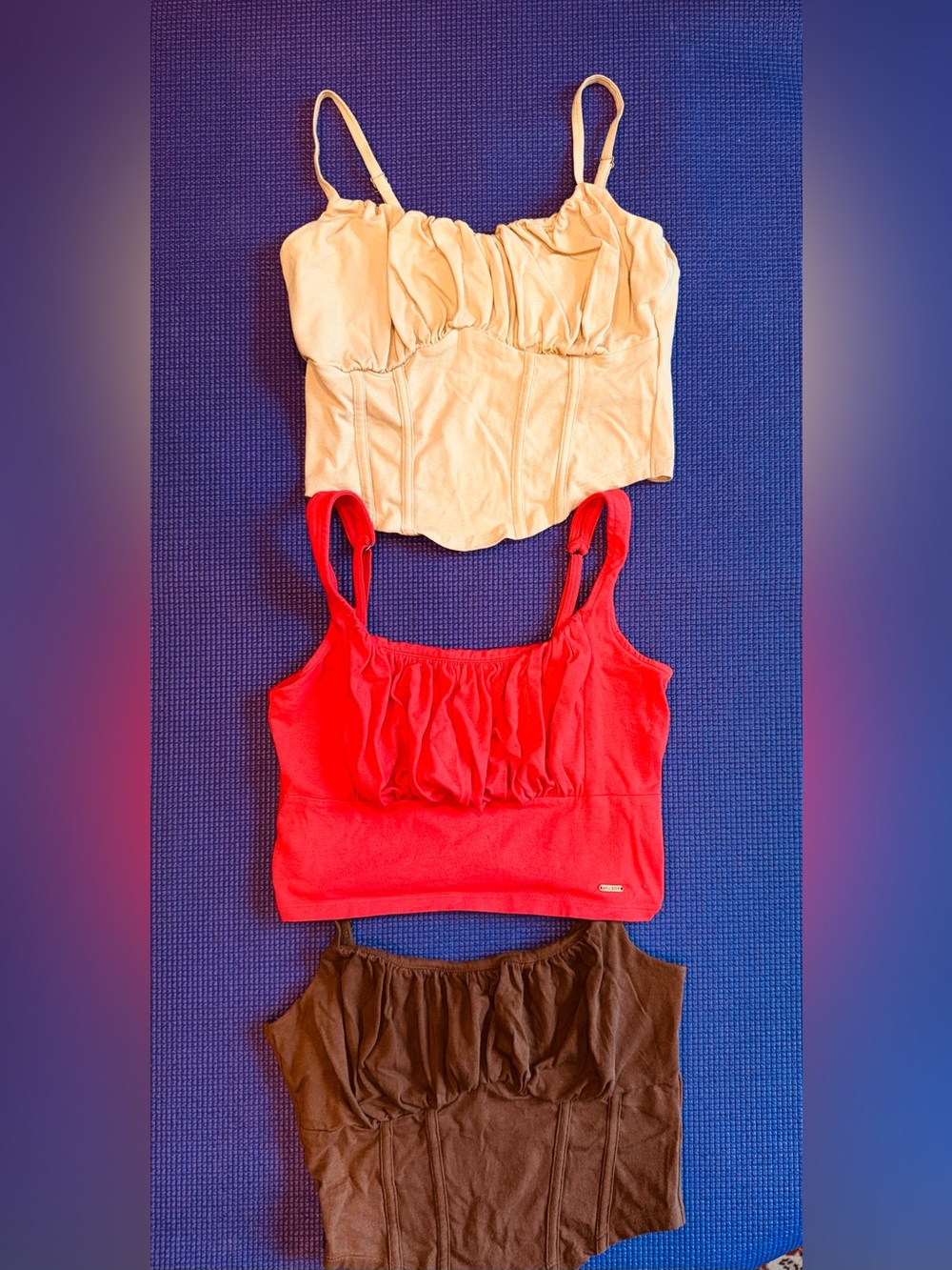 Hollister: Ruched Tank Tops - Bundle of 3